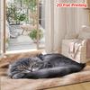 1Pcs Anti Fatigue Kitchen Rugs, Fun Door Print Waterproof Non-Slip Thick Cushioned Mat Comfort Standing Mat