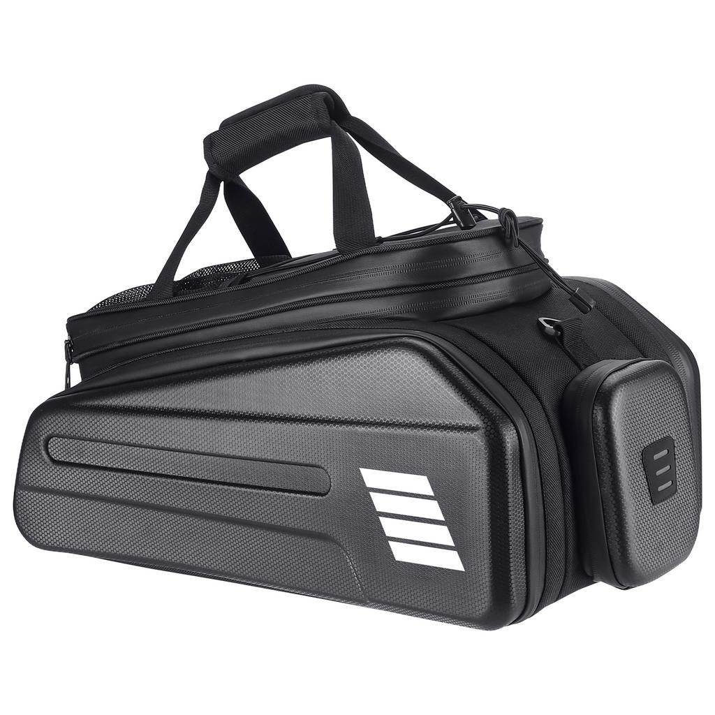 E-Bike RearSeat Bag Electric   Battery Bag Expandable Large Capacity   Rack Seats Bag Waterproof Cycle Bag