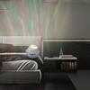 Proiector LED Aurora Boreală USB Lampă Aurora Cer Înstelat cu Difuzor Bluetooth, Telecomandă și Rotație Automată pentru Decor de Petrecere în Dormitor