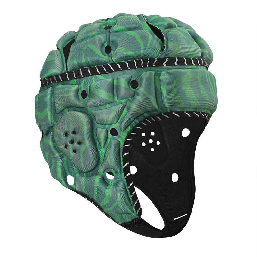 Lightweight Sports Soft Rugby Headgear Helmet EVA Multi-Vent 360° Airflow Anti-Impact Triple Protection Multi-Color