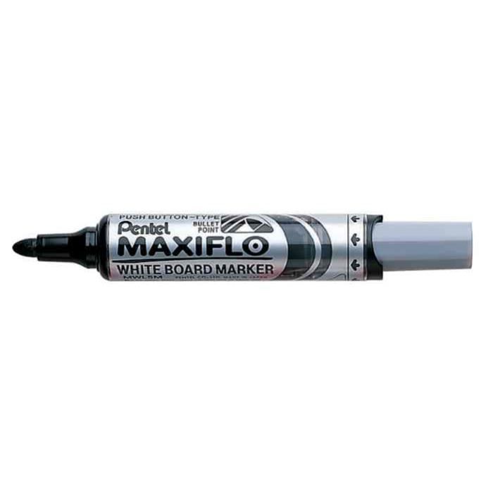 Marqueur pour tableau blanc - PENTEL - MAXIFLO MWL5M - Pointe ogive - Effaçable - Encre liquide