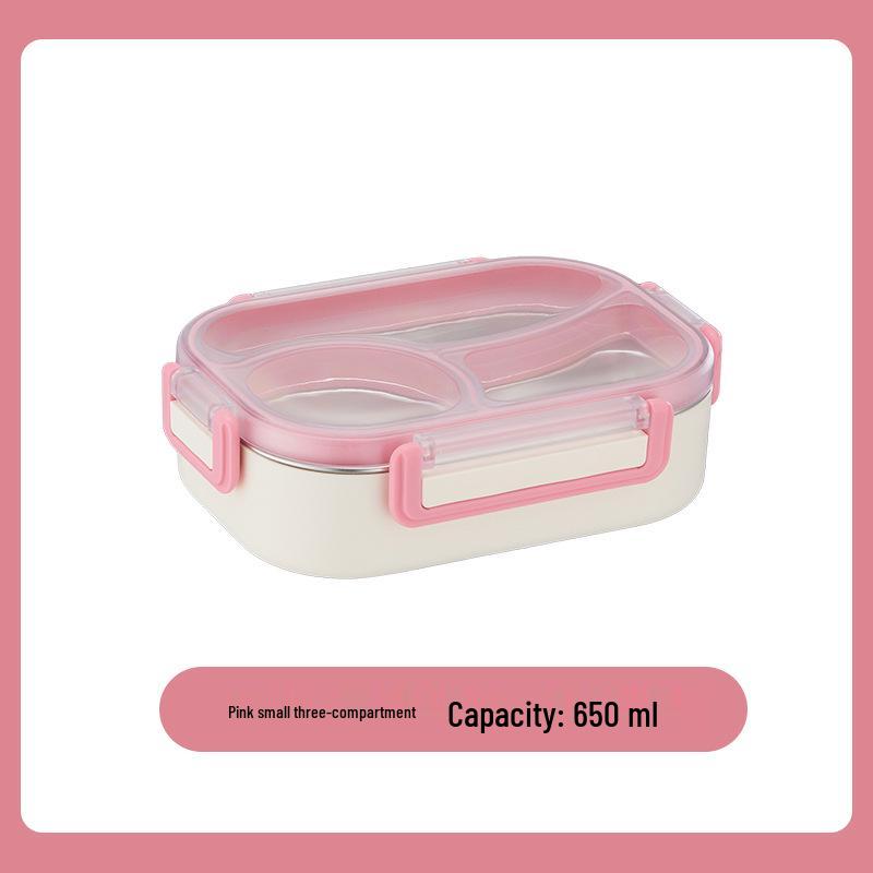 

304 Stainless Steel Insulated Bento Box for Office & Student - Divided, Fresh-Keeping, and Sealed Lunch Container
