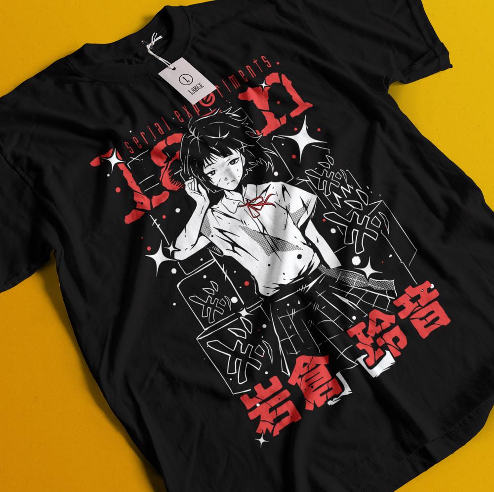 

Serial Experiments Lain Shirt Iwakura Tshirt Masami Eiri T-Shirt Alice Mizuki 3XL