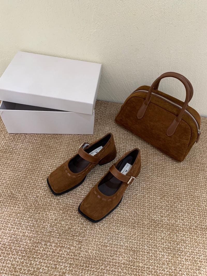 

Замшевые черные туфли на скрытой платформе, женская обувь 2025, новая весна-осень, квадратный носок, с юбкой, Мэри Джейн, вечерние туфли 39 светло-коричневого