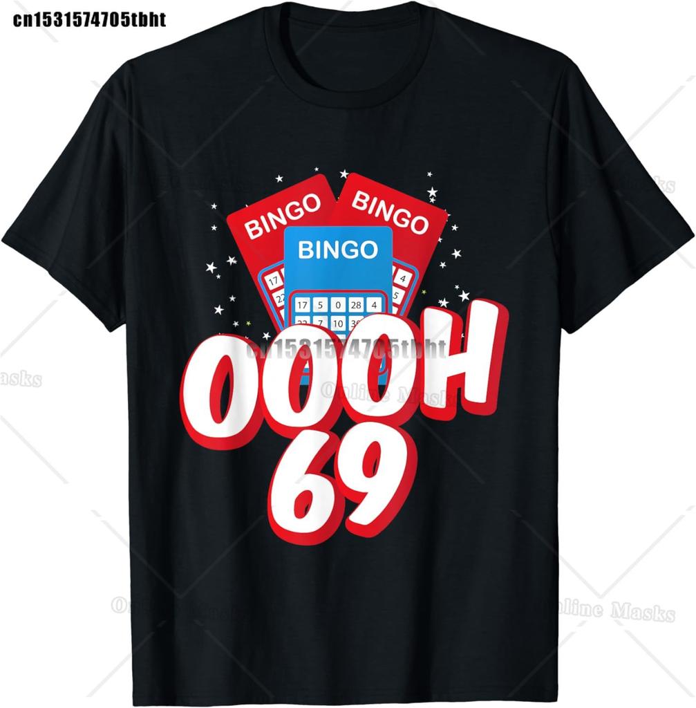 Crazy Bingo Lady Shirt Funny Lucky Bingo Shirt Player Hobby Gambling Bingo Queen TShirt Fashion Street Cotton Tops Tees
