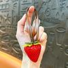 Creative Strawberry Keychain Pendant Women's Bag Ornament - Exquisite Fruit Charm Gift