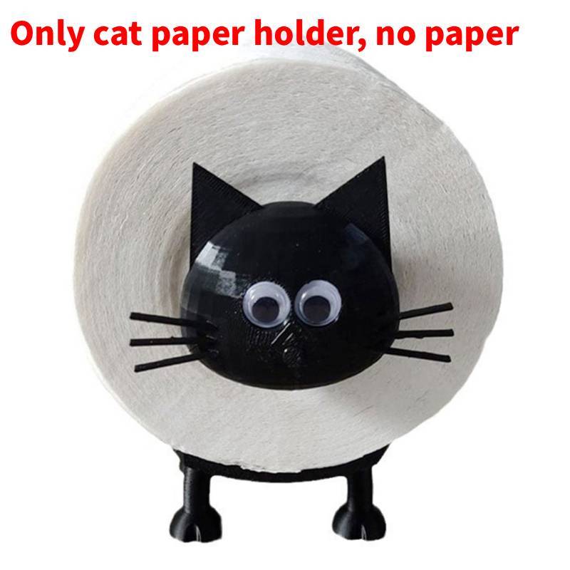 

Cat Total Appearance Roll Holder Toilet Paper Holder Suitable For Bathroom Set