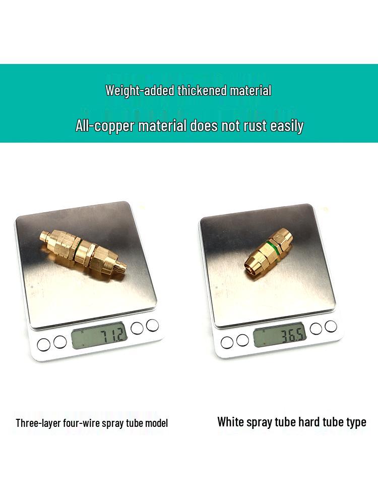 High-Pressure Water Pipe Coupler: Crimp-Free Spraying Machine Connector Accessories