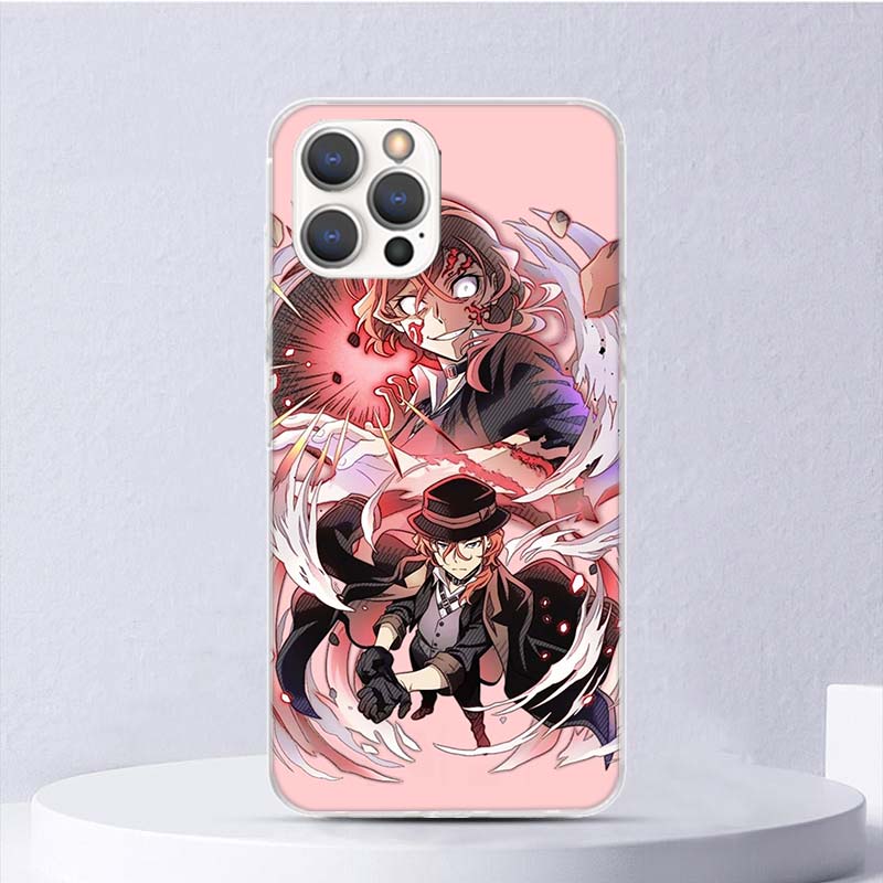 Bungo Stray Dogs Nakahara Chuuya Soft Case For iPhone 16 17 Air 16E 15 Plus 11 12 13 Mini 14 Pro Max Phone Cover Apple 7 8 SE Co