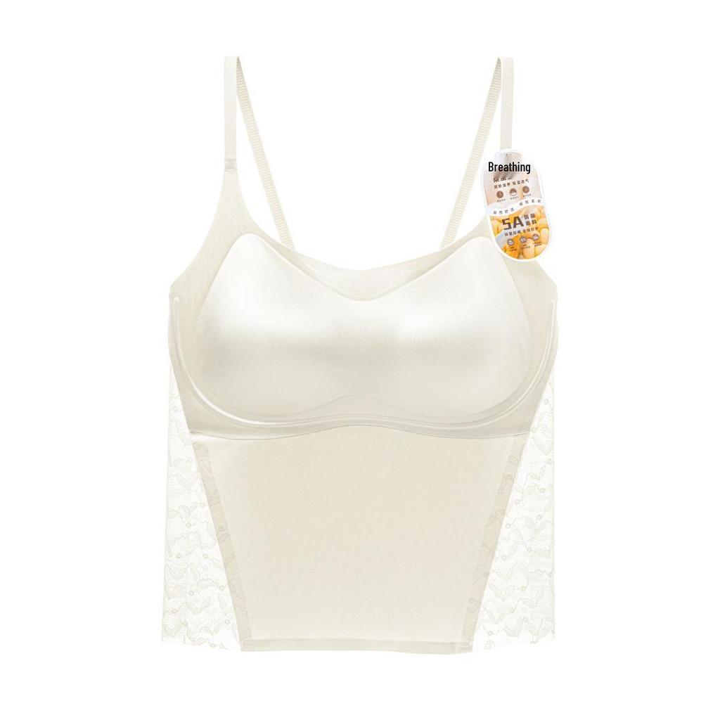 Silk Lace No-Bra Camisole: Jelly Soft, Sexy Supportive Undergarment