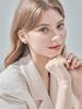 [ELLE Schmuck] 14K GF Einfache Wassertropfenstein-Zwei-Stift-Ohrringe ELGPEE527