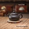Yixing Handmade Large Capacity Purple Clay Teapot and Teacup Set for Kung Fu Tea Brewing