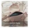 Niche Girly Polka Dot Cylinder Handbag - 2026 Versatile Shoulder & Crossbody Pillow Bag
