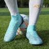 Football Shoes   Unisex Football Boots Lace High Elastic Socks Training Artificial Captain Outdoor Sports Training Football Shoes