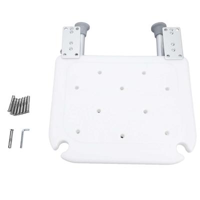 Foldable Shower Chair Stable Structure Anti Slip Aluminum Alloy Wall Mounted Shower Bath Bench for
