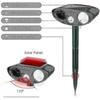 Solar Powered Ultrasonic Deer Repeller 2 Pack for Garden & Farm
