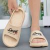 Fashion Men slippers House Shoes Non-Slip Thick Soft Platform Slide Sandals Men Indoor Outdoor Shower Bathroom Slipper Casual Shoes male