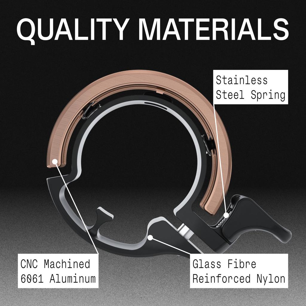 Nog Oi Classic Bell Large CPR Bicycle Bell 54-6000100626 (FF/Men's, Women's)