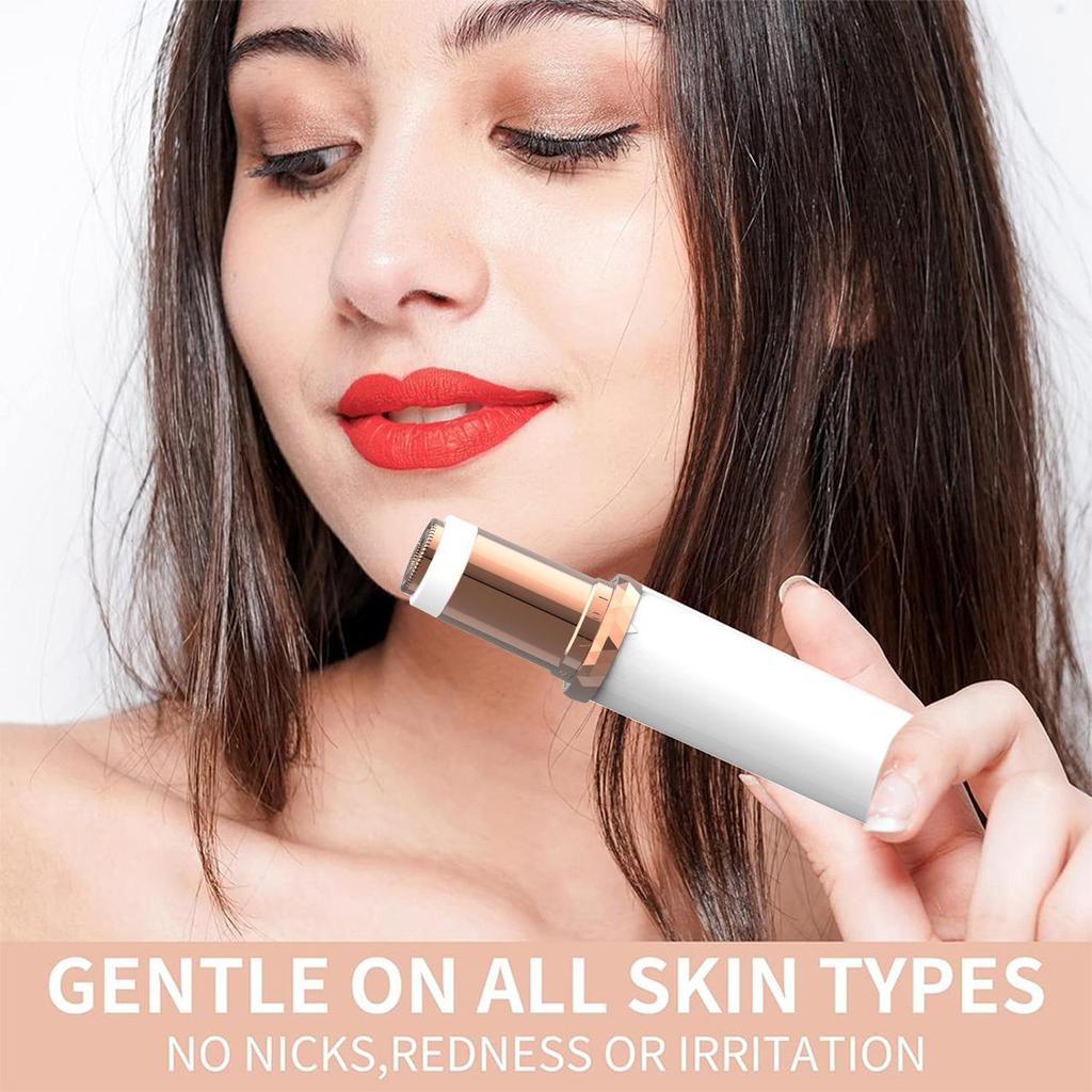 Precision Portable Eyebrow Razor for Women Electric Eyebrow Trimmer Light Painless Face Eyebrow Epilator for Lips Nose