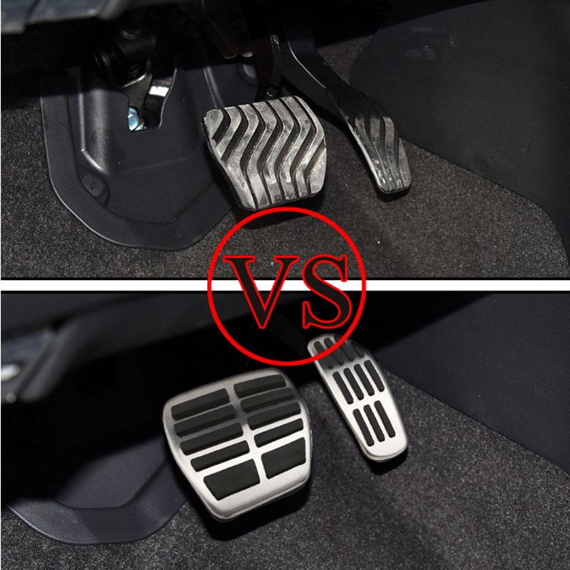 For Nissan X-trail T32 Qashqai Rogue Sport J11 for Renault Kadjar Koleos QM6 Car Fuel Brake Footrest Pedal MT AT