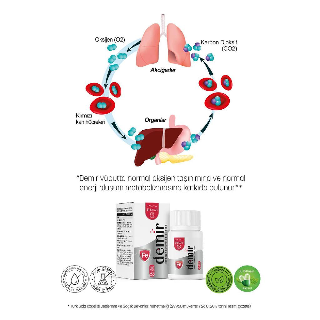 Iron Vitamin 30 Capsules