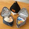 Mini Triangular Insulation Bag Aluminum Foil Thermal Cooler Lunch Tote Rice Ball Bag Lunch Box Bento Lunch Carry Bags