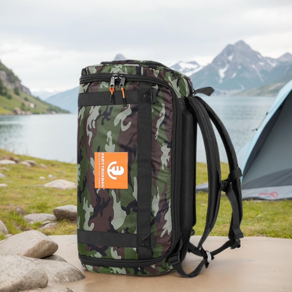 EVA Hard Speaker Storage Bag Case Large Capacity Waterproof Speaker Travel Case with Adjustable Strap for JBL PartyBox Club 120