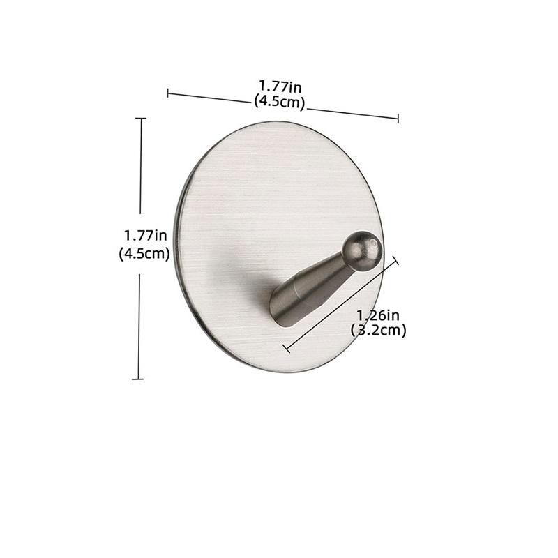 

Настенный держатель для ткани, вешалка для шляп из нержавеющей стали, вешалка для одежды для спальни, подвесной органайзер