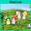 Colorful Resin Mushroom Figurine For Diy Fairy Gardens And Succulent Terrariums