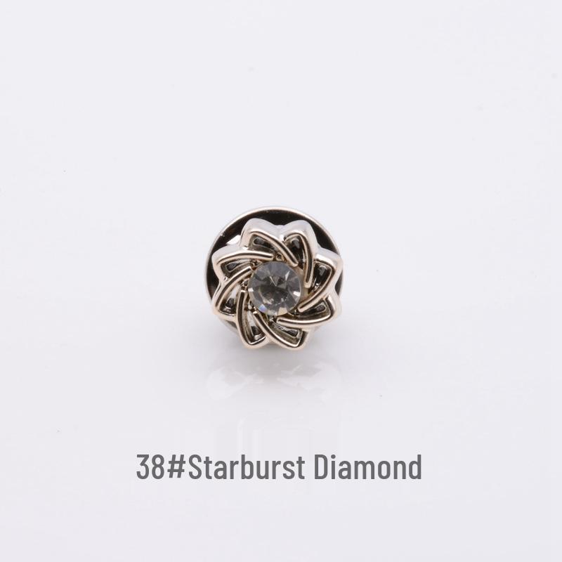 Korean Style Versatile Brooch: No-Sew Button for Clothing, Scarf, Hat & Lapel Decoration