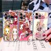 Anime Sugar Sugar Rune Transparent Phone Case For IPhone 16 15 14 13 12 11 Pro Max Plus Soft Cover