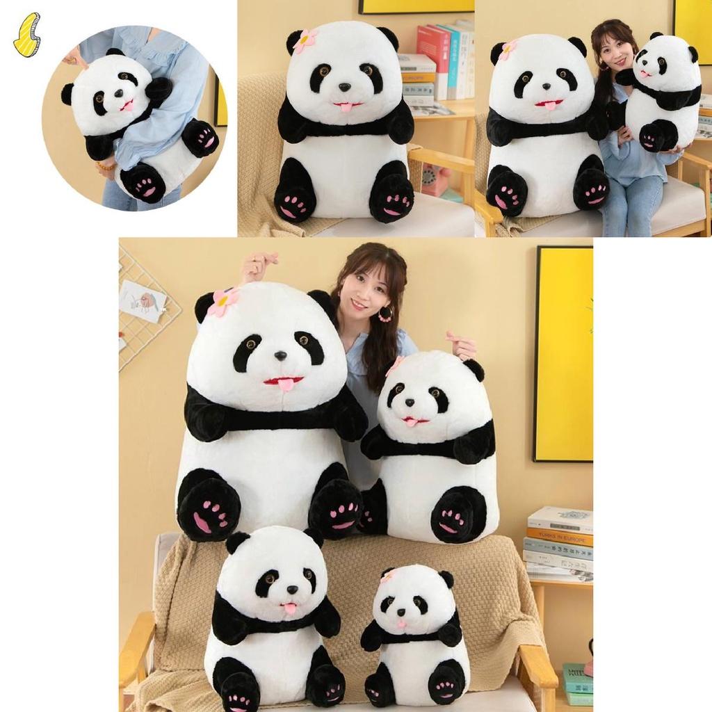Panda Teddy Bear Doll Unique Design Logo Embroidery 45cm Height Premium Material
