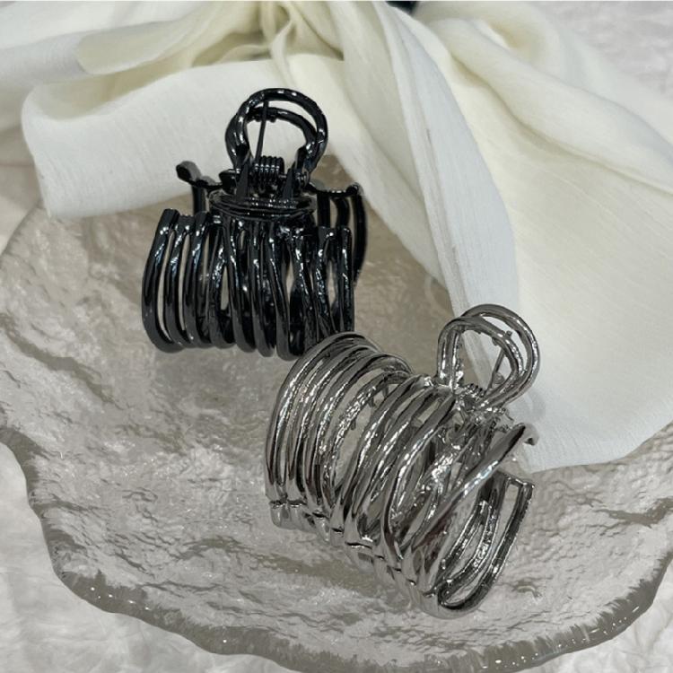 Elegant Metal Hair Claw Clip For Women Geometric Design Hairpin Hair Decoration Lightweight High Ponytail Accessories