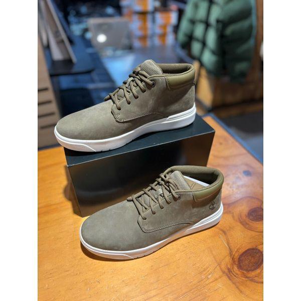 Timberland Mario Men S Seneca Bay Chuka SneakerS Khaki A69m1