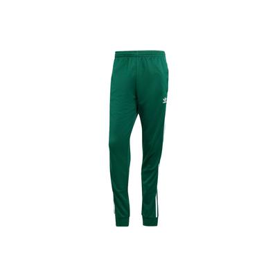 Originals Pantalon de sport tricoté élastique à rayures logo brodé Unisexe bas Vert IR9886