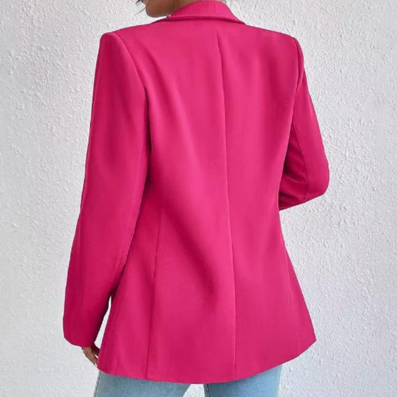 Autumn and Winter Women's Jacket Outerwears Solid Loose Suit Jacket Temperament Commuting Female Clothing