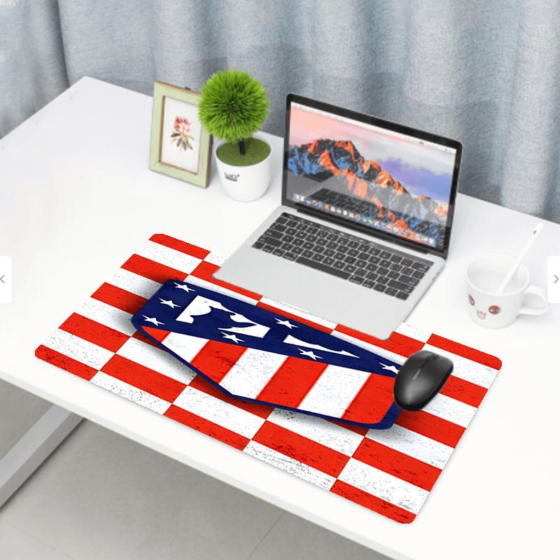 Atletico Madrid Print Mouse Pad, Anti‑Slip Desktop keyboard Mat, for PC Laptop Gaming Working Daily Use, Cool Festival Surprise Gift