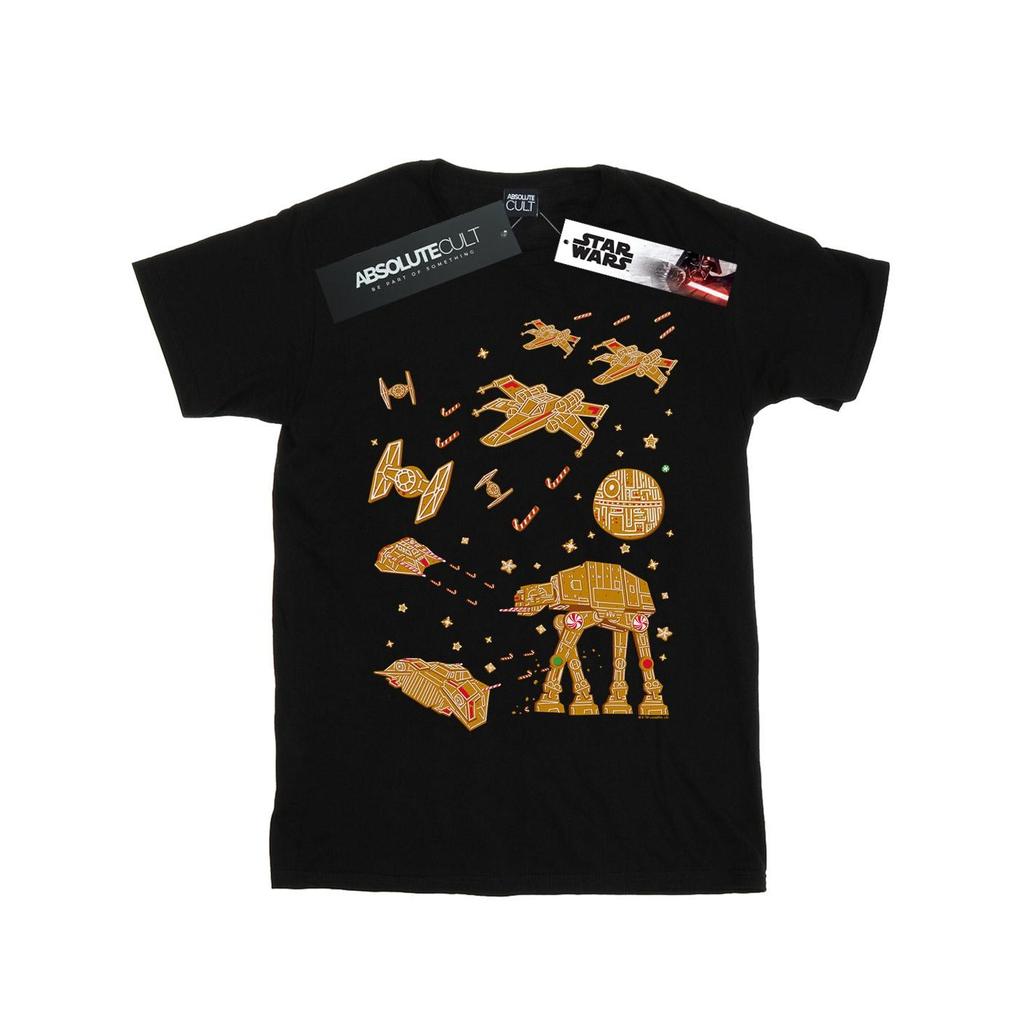 STAR WARS Mens Gingerbread Battle T-Shirt
