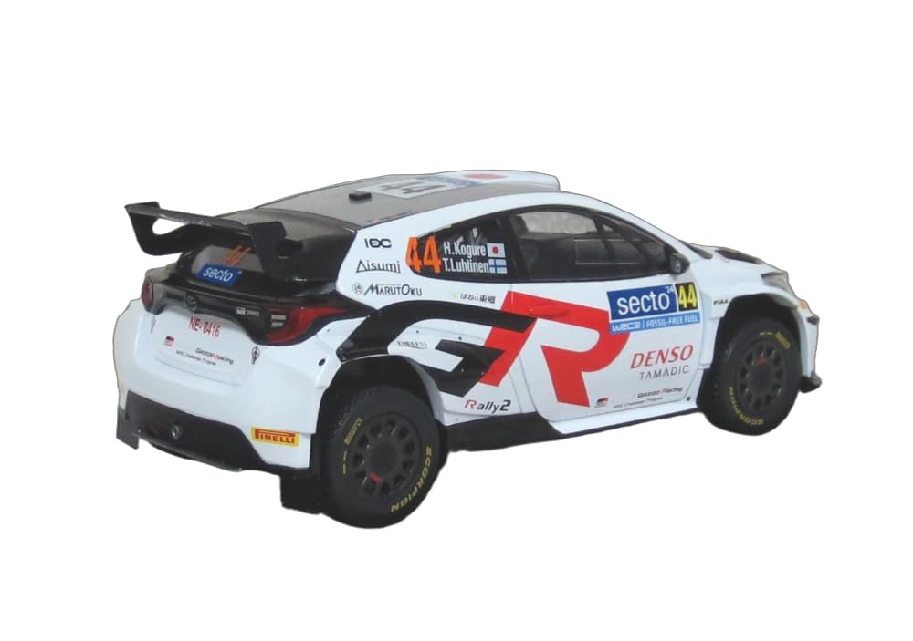 IXO Scale Toyota GR Yaris Rally 2 2024 Finland Rally Hikaru Luhtinen 1/18 #44 Kogure/T.