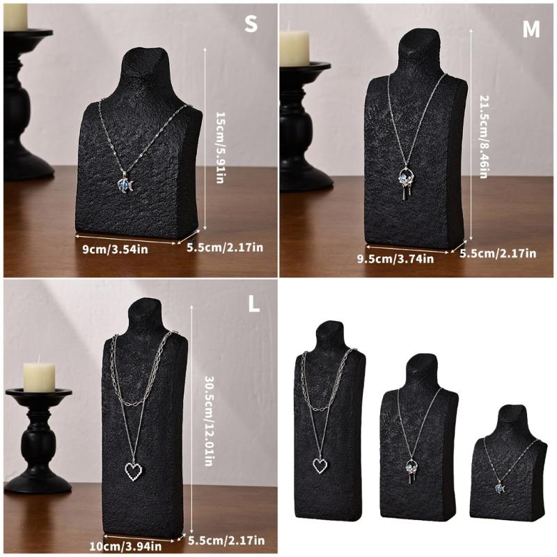 Sturdy Base Jewelry Holder with Thickened Support Ensuring Stability for Necklace Exhibition Secure Display