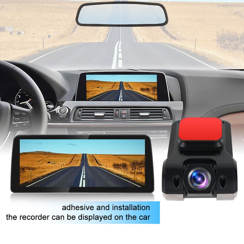 Automobilinis Android navigatorius USB HD 720P 170° DVR vaizdo registratorius Medija Komplekte yra ADAS vairavimo pagalbos funkcija Įrašymo įrenginys Naktinis