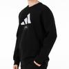 Adidas Crew Graphic Sweatshirt Men Sweatshirt Black HE7464