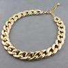 Naiste Lihtne Punk Style Cut Link Chain Choker Shiny All Match Kaelakee Ehted