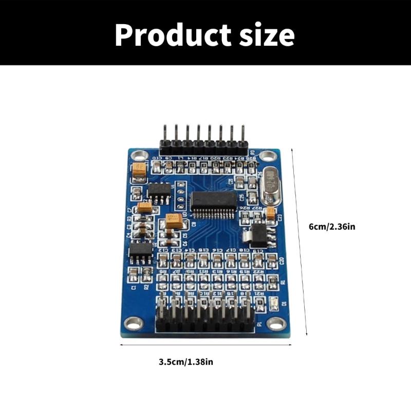 ADS1256 8Channel 24Bit ADC Module with TI ADS1256IDB Chip for Embedded Systems and Industrial Automation