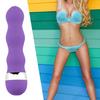 Female Masturbator Convenient Reusable Metal Ring Thread Waterproof Flirting Use ABS Clit Stimulator Masturbator Massage Stick Adult Products