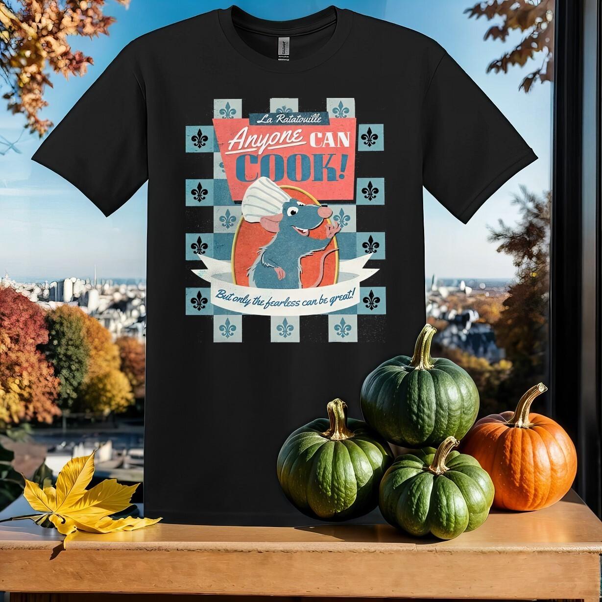 Retro Disney Pixar Ratatouille T-shirt T shirt Men Women Unisex Tshirt SY602 XXXXL