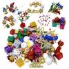 (30 Pcs) Multicolor  Christmas Decorations with Bells Candy Sticks Stars Gift Boxes and Santa Ornaments Christmas Tree Decoration Items
