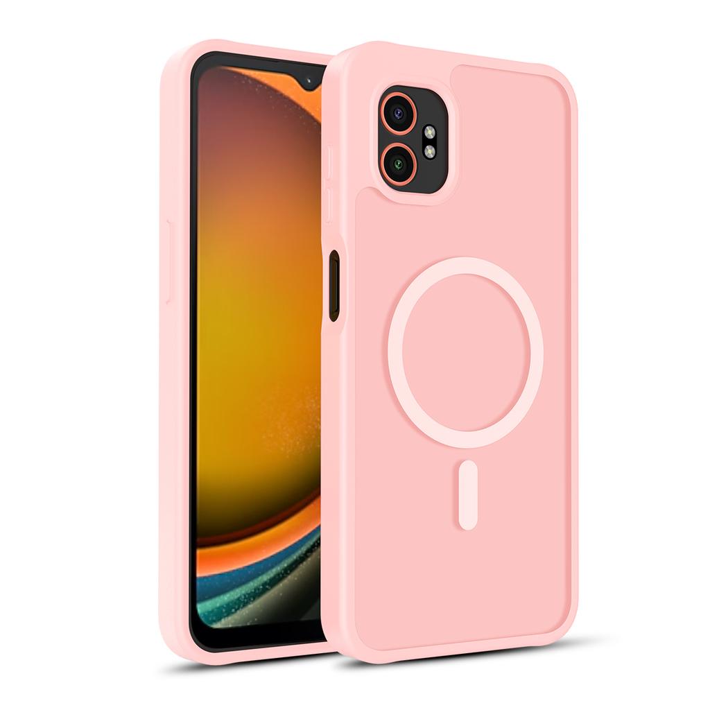 Skin Feel Shield Magnetic Case For Samsung Galaxy XCover7 Pro Magsafe Wireless Charging TPU Frame Hard Plastic Phone Cover