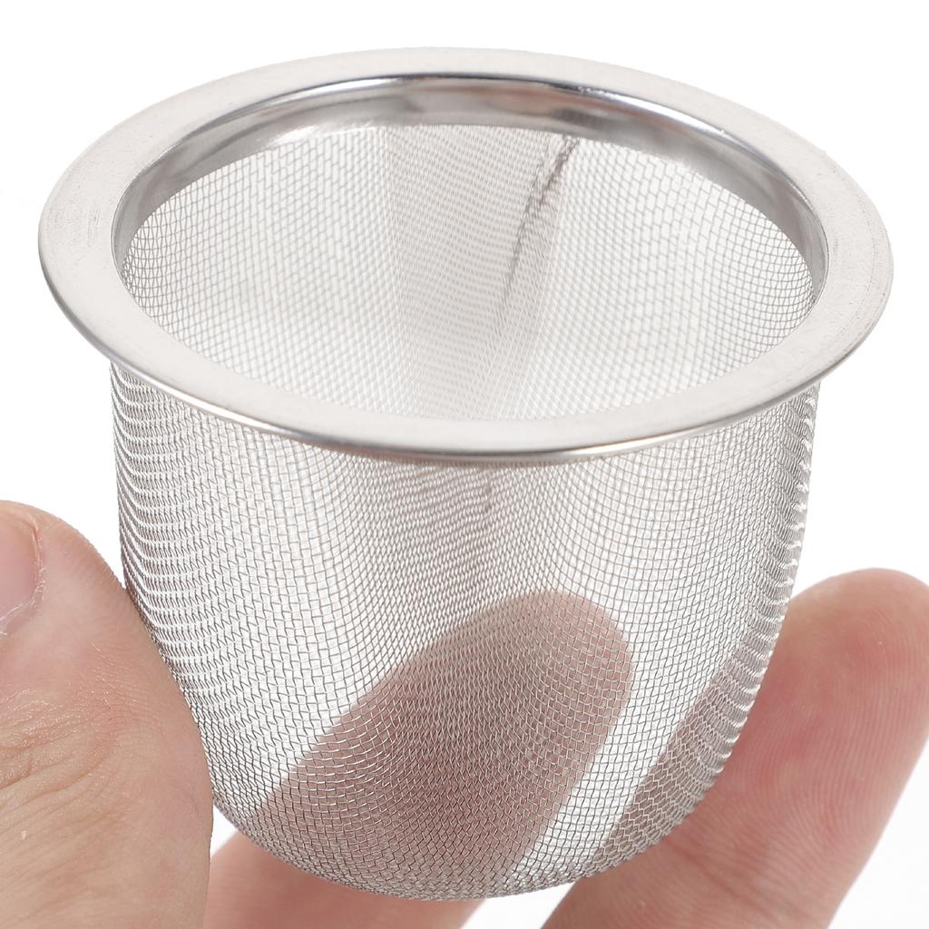 8Pcs Stainless Steel Tea Filter Metal Strainer Sturdy Infuser for Loose Leaf Tea Brewing Metal Infuser Cup Accessory