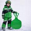 Ślizg Na Śnieg Jabłuszko Do Zjeżdżania Sanki Xxl 58 Cm Solidne Zielony